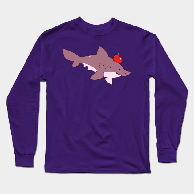 Apple Shark Long Sleeve T-Shirt by saradaboru